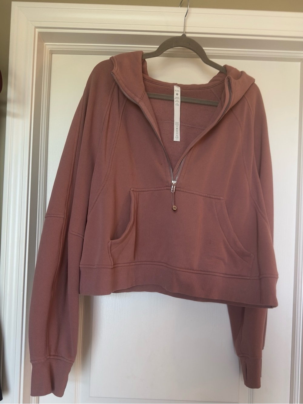 Lululemon Half-Zip Hoodie - Dusty Rose Mauve